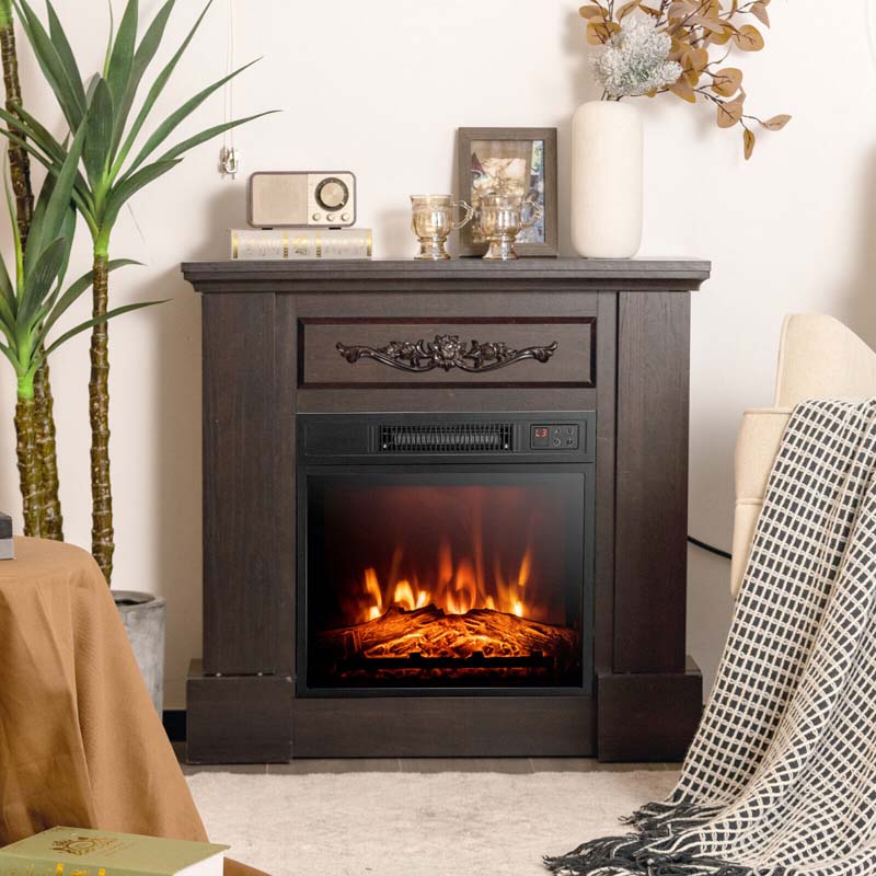 Eletriclife 18 Inches Electric Fireplace Heater