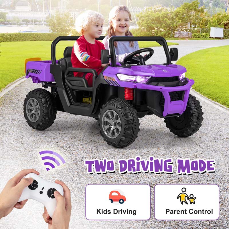 Eletriclife 2-Seater 12V Kids Ride On Truck Car with Remote Control