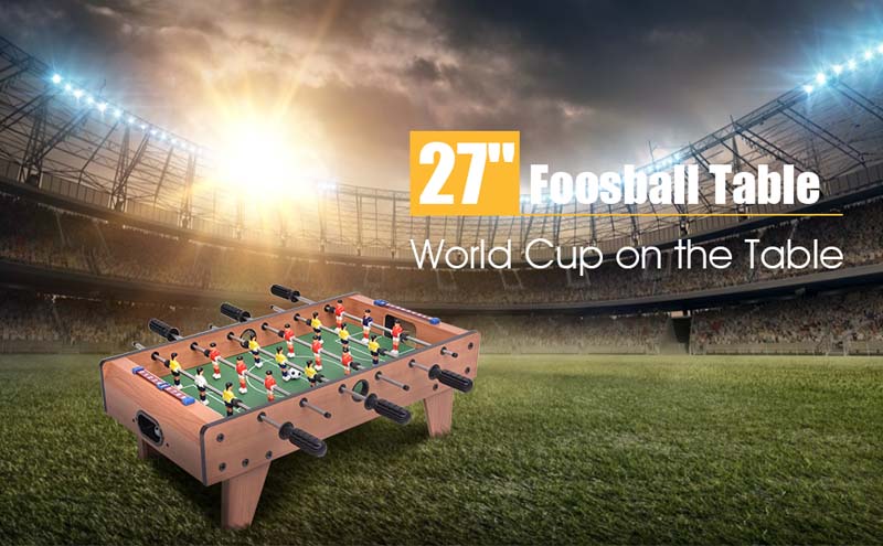 Eletriclife 27 Inch Indoor Competition Game Foosball Table with Legs