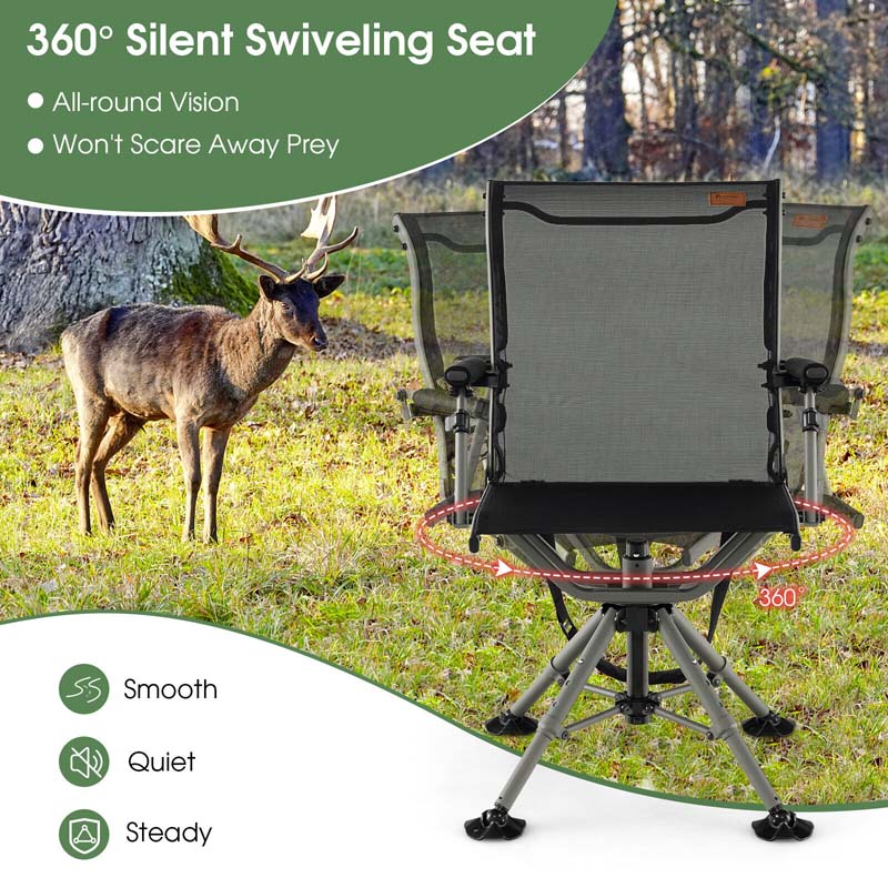 Eletriclife 360 Degree Silent Swivel Hunting Chair