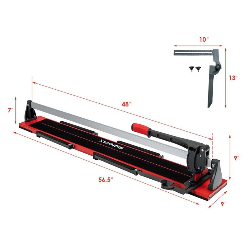 Eletriclife 48 Inch Manual Tile Cutter Porcelain Cutter Machine