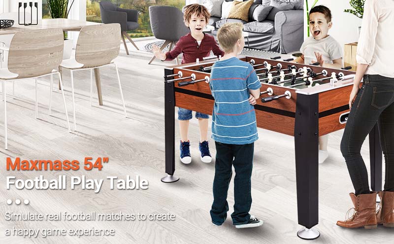 Eletriclife 54 Inch Indoor Competition Game Soccer Table