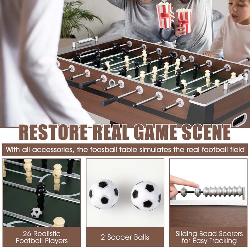 Eletriclife 54 Inch Indoor Competition Game Soccer Table