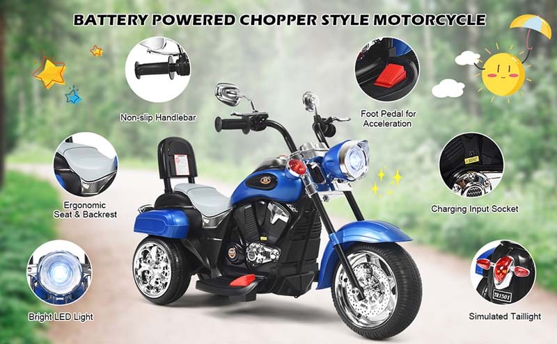 Eletriclife 6V 3 Wheel Kids Motorcycle