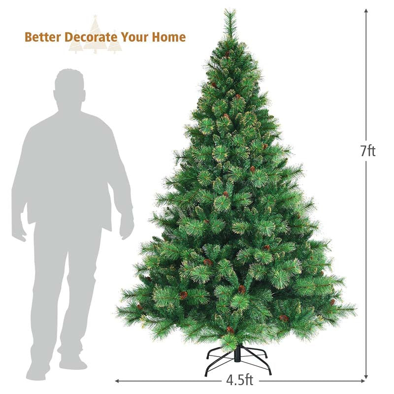 Eletriclife 7FT Pre-Lit Artificial Christmas Tree with 500 LED Lights