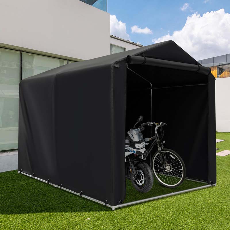 Eletriclife 7 x 5.2 FT Outdoor Bike Storage Tent with Waterproof Cover