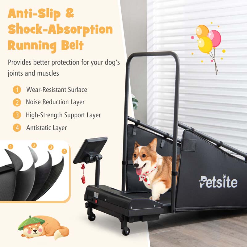 Eletriclife Dog Treadmill for Small/Medium Dogs Indoors Pet Running Training Machine