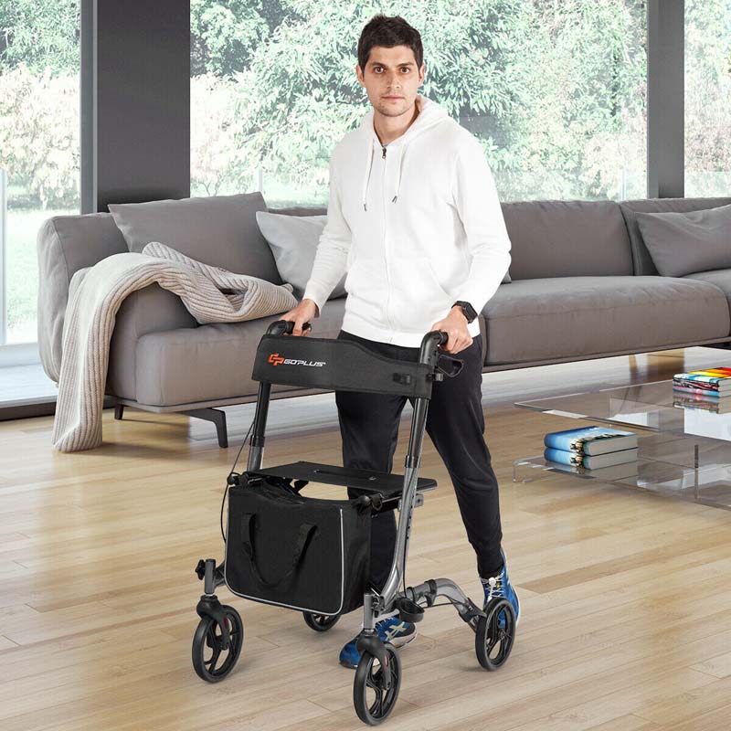 Eletriclife Folding Aluminum Rollator Lightweight Medical Walker