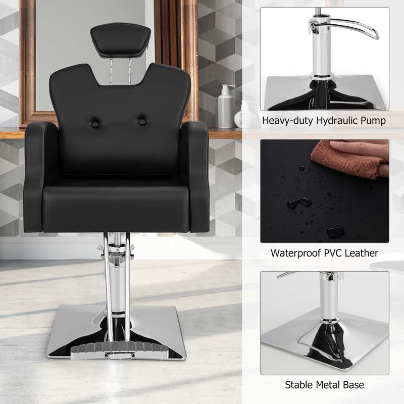 Eletriclife Heavy Duty Salon Chair with 360 Degrees Swivel