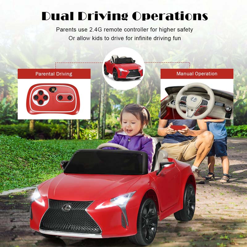Eletriclife Lexus LC500 Licensed Kids 12V Ride On Car