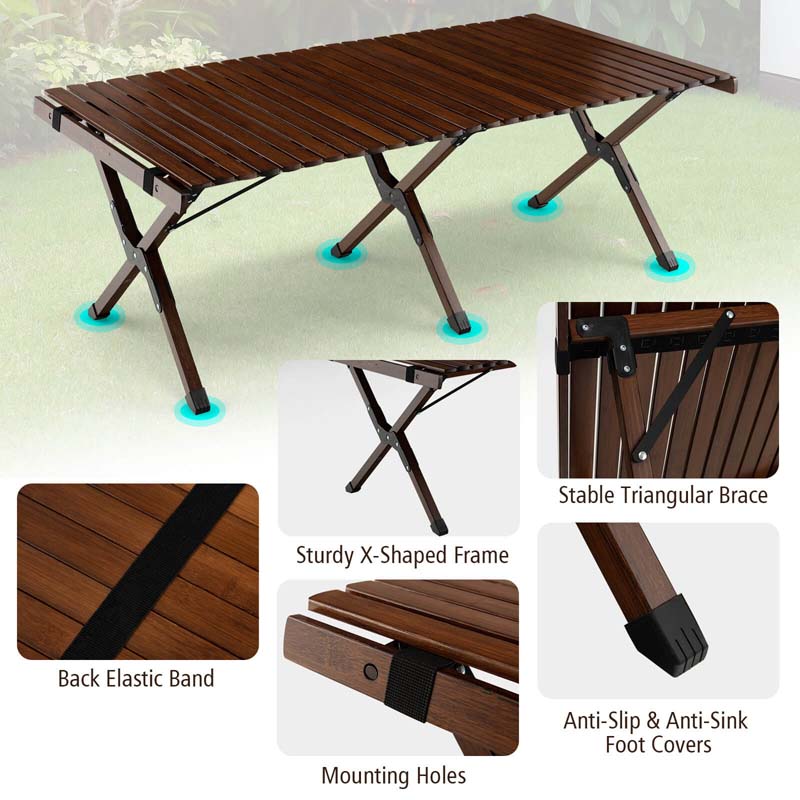 Eletriclife Portable Picnic Table with Carry Bag
