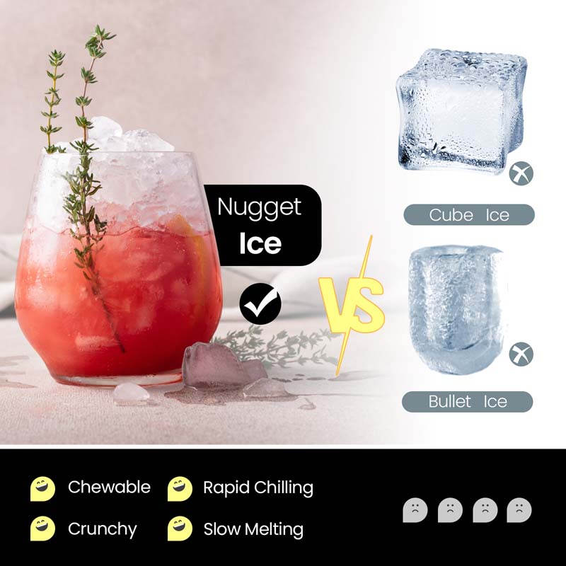 Eletriclife Self Dispensing Countertop Nugget Ice Maker