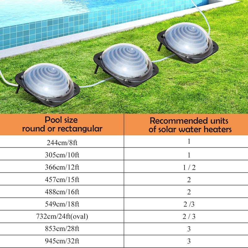 Eletriclife Solar Dome Swimming Pool Heater