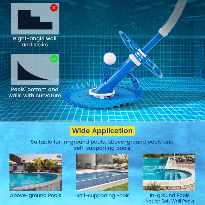 Eletriclife Upgraded Automatic Pool Cleaner