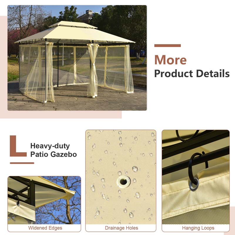 Eletriclife 10 x 13 Feet Canopy Tent with Removable Sidewall