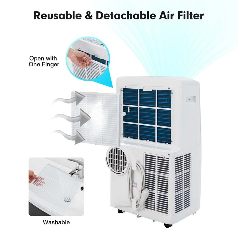 Eletriclife 14000 BTU Portable Air Conditioner with APP WiFi Control