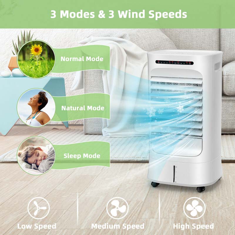 Eletriclife 4-in-1 Portable Evaporative Air Cooler with Timer and 3 Modes