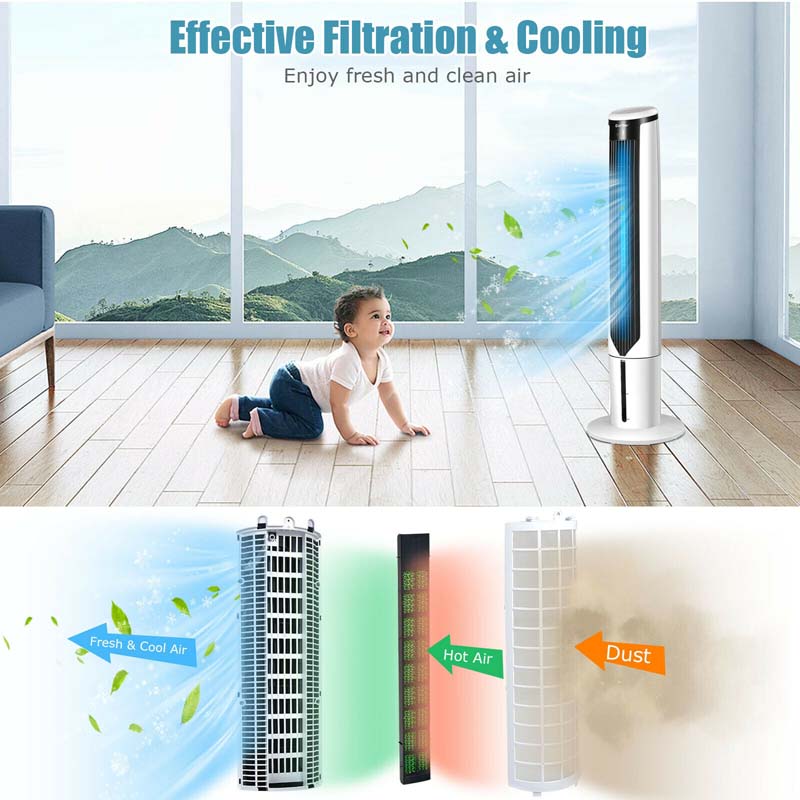 Eletriclife 41 Inches Evaporative Air Cooler with 3 Modes and 3 Speeds