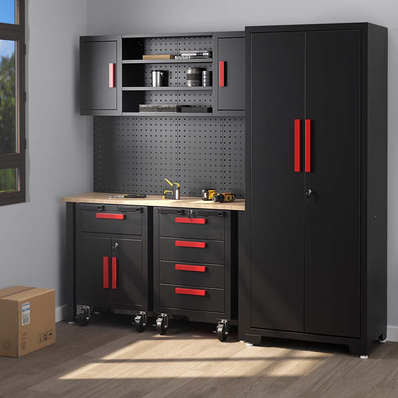 Eletriclife 6 Pieces Garage Cabinets and Storage System Set