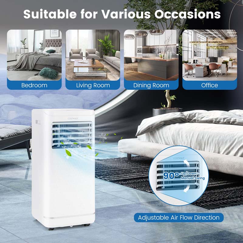 Eletriclife 8000 BTU 3-in-1 Portable Stand up AC Unit with Remote Control