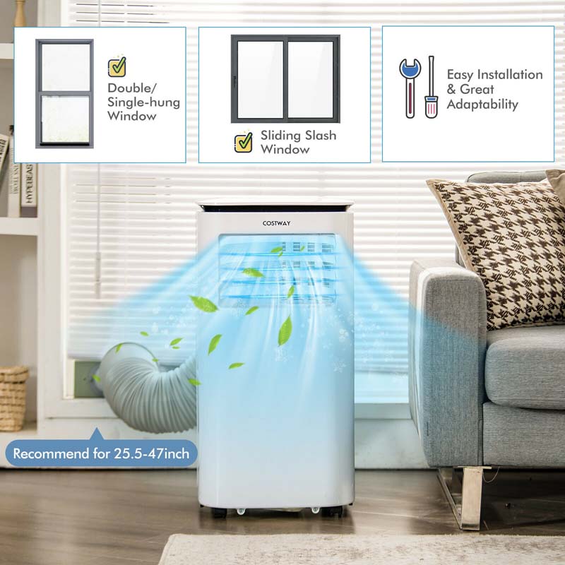 Eletriclife 9000 BTU 3 in 1 Portable Air Conditioner with Fan and Dehumidifier