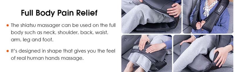 Eletriclife Electric Shiatsu 3D Kneading Massager