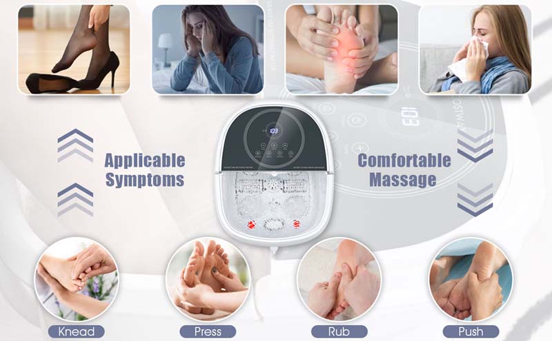 Eletriclife Foot Spa Bath Massager with 3-Angle Shower