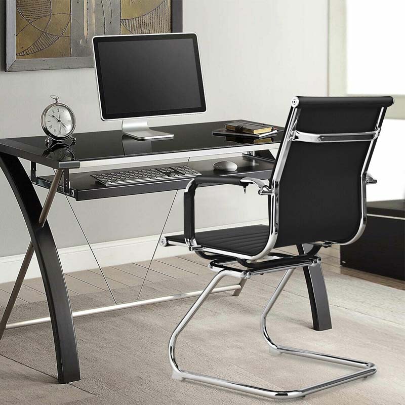 Eletriclife Set of 2 Heavy Duty Gues Chairs for Guest Reception Conference