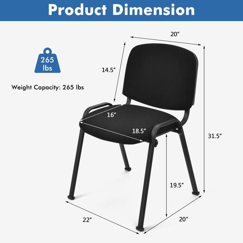 Eletriclife Set of 5 Conference Chair Elegant Office Chair for Guest Reception