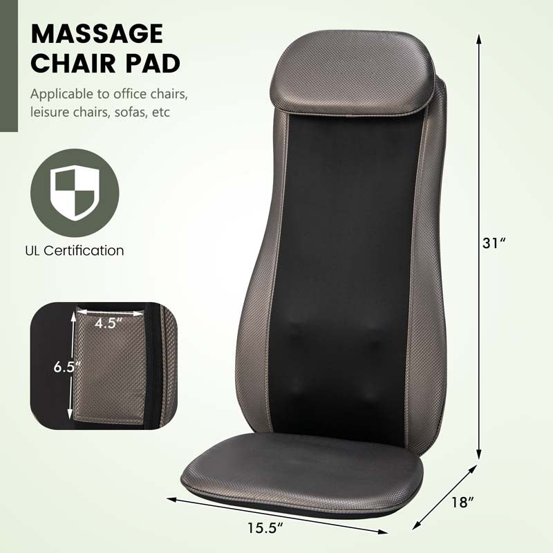 Eletriclife Massage Chair Pad with Heat and Vibration