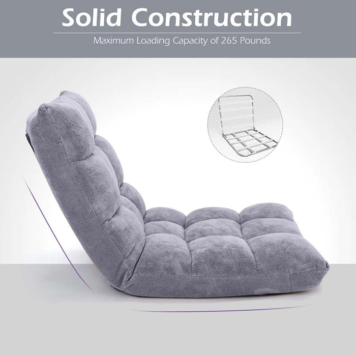 Eletriclife 14-Position Adjustable Memory Foam Folding Floor Chair
