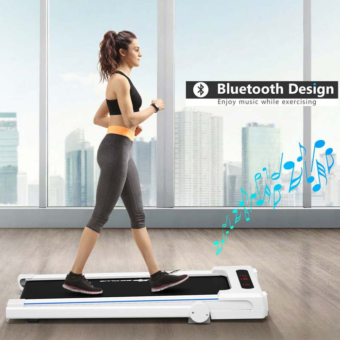 Eletriclife 2.25HP 3-in-1 Folding Treadmill with Large Desk