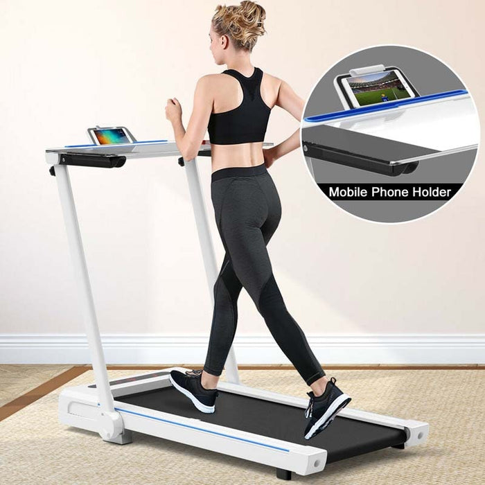 Eletriclife 2.25HP 3-in-1 Folding Treadmill with Large Desk