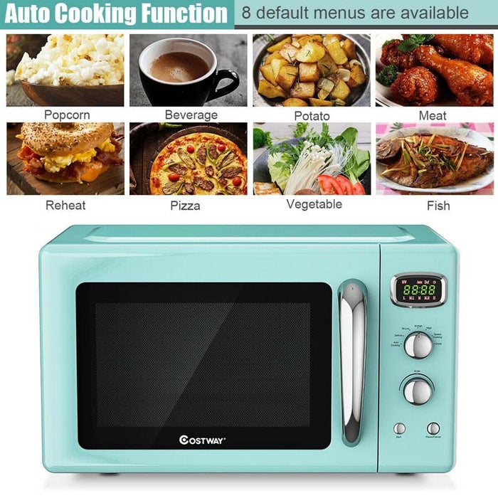 0.7 Cu. Ft Retro Microwave Oven Sale, Price & Reviews - Eletriclife