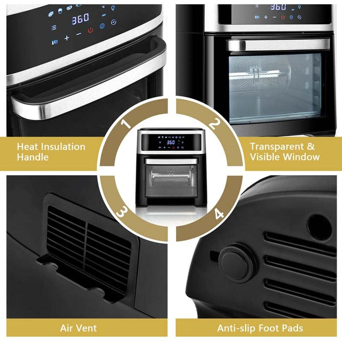 Eletriclife 13.7QT Air Oven with Touch Screen and 8 Presets