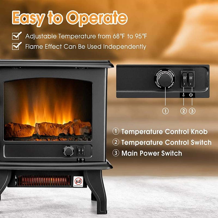 Eletriclife 20 Inch Freestanding Fireplace Heater