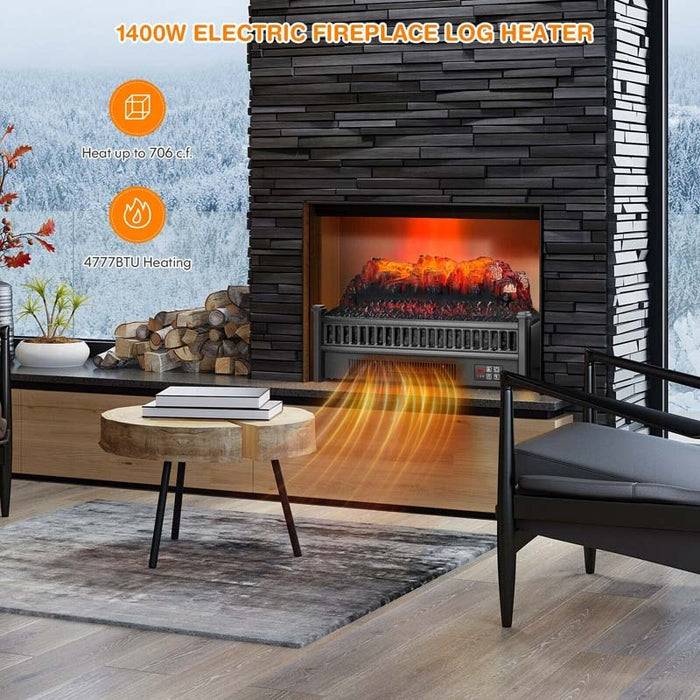 Eletriclife 23 Inches Electric Fireplace Log Heater