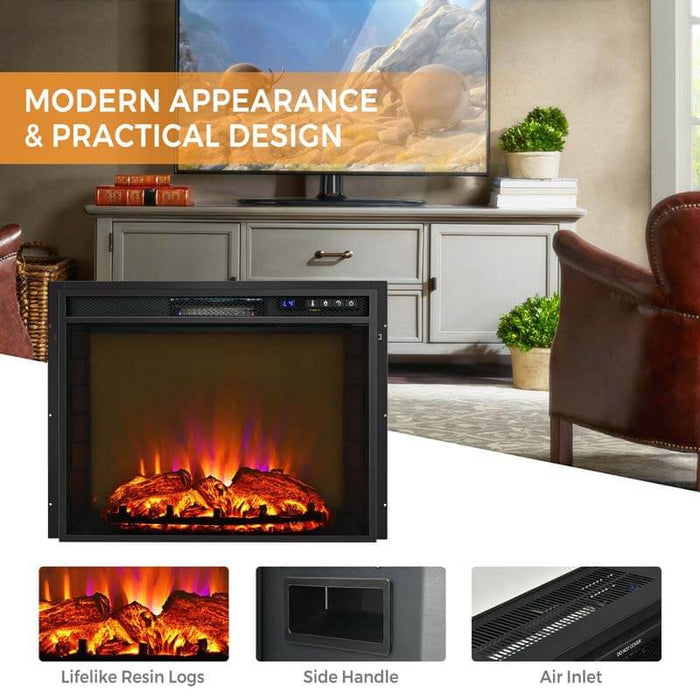 Eletriclife 26 Inch Recessed Electric Fireplace heater