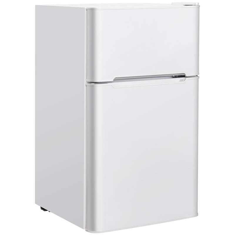 Compact refrigerator with freezer, 3.2 Cu.ft Mini Fridge with Reversible  Door, 5 on eBid United States