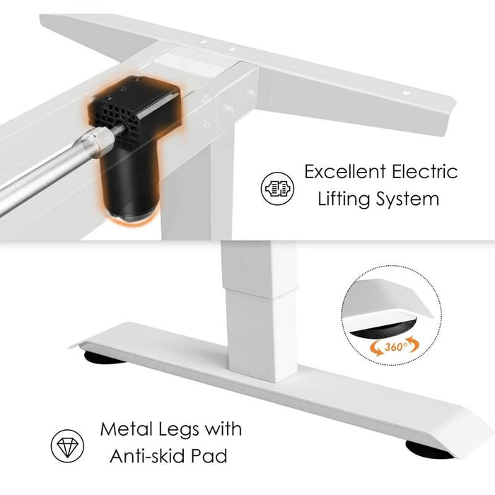 Eletriclife 55 x 28 Inches Electric Height Adjustable Standing Desk