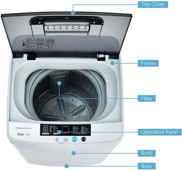 11 lbs Full Automatic Washing Machine Sale, Price & Reviews - Eletriclife