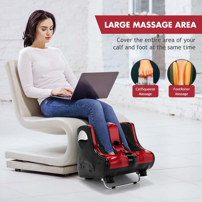 Eletriclife Foot Calf Leg Massager Machine with Heat