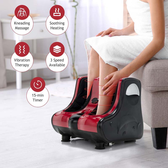 Eletriclife Foot Calf Leg Massager Machine with Heat