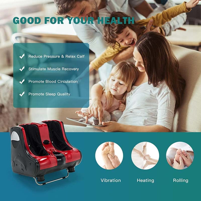 Eletriclife Foot Calf Leg Massager Machine with Heat