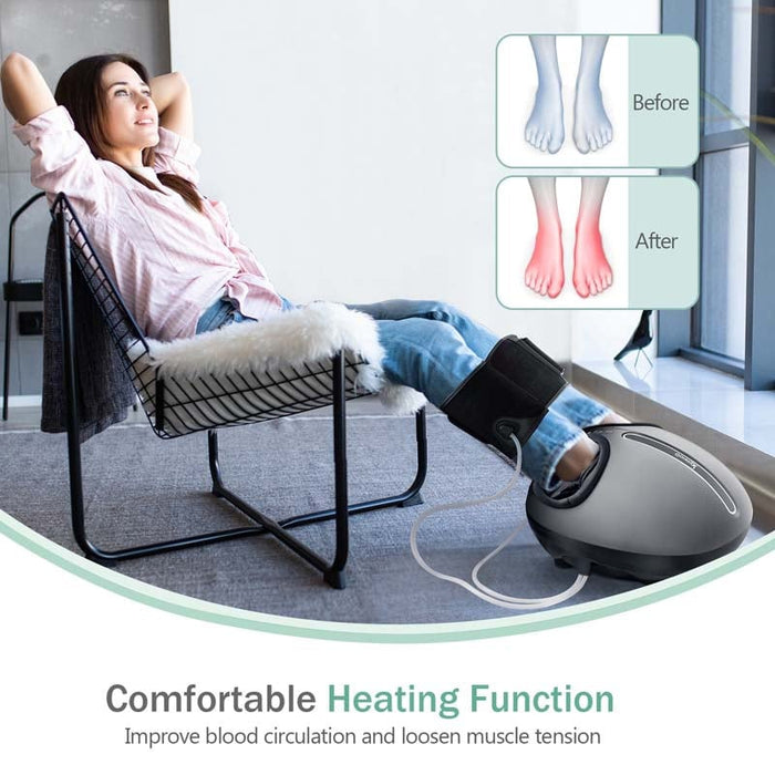 Eletriclife Foot Massager Machine with Heat and Calf Air Bag