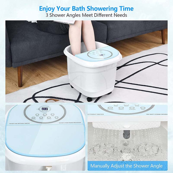 Eletriclife Foot Spa Bath Massager with 3-Angle Shower