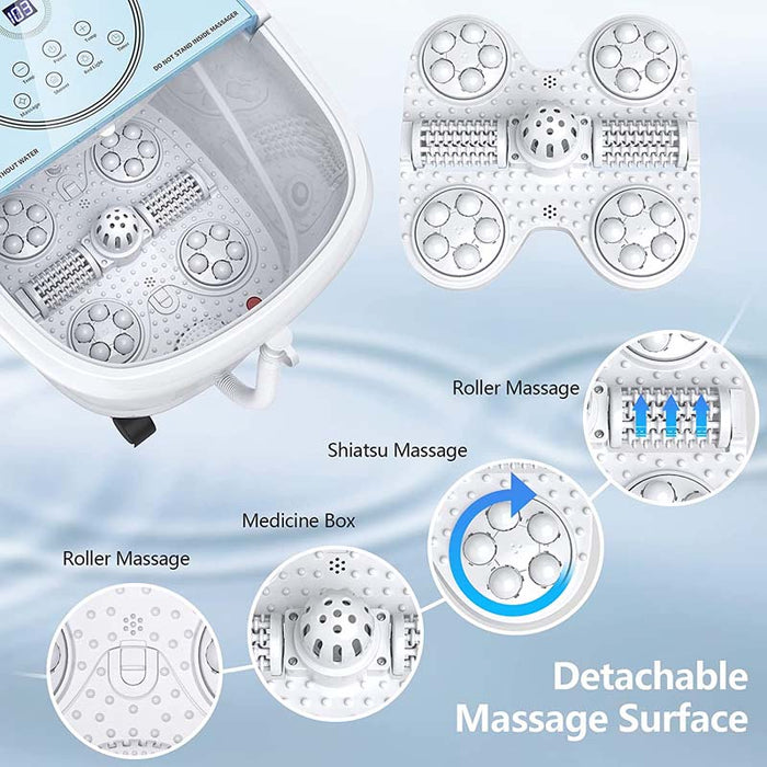 Eletriclife Foot Spa Bath Massager with 3-Angle Shower