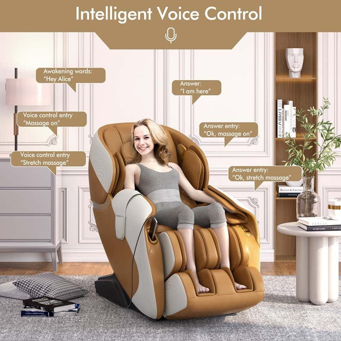 Full Body Zero Gravity Massage Chair with Back Heat System