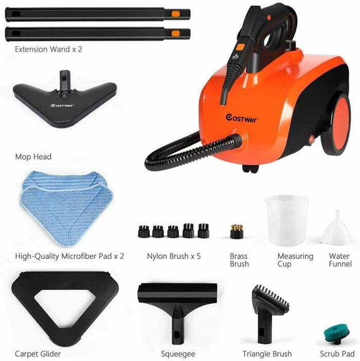 Eletriclife Heavy Duty Household Multipurpose Steam Cleaner with 18 Accessories