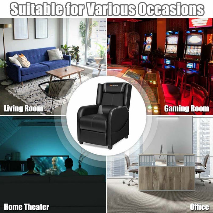 Home Gaming Recliner & Chair with Massage Function